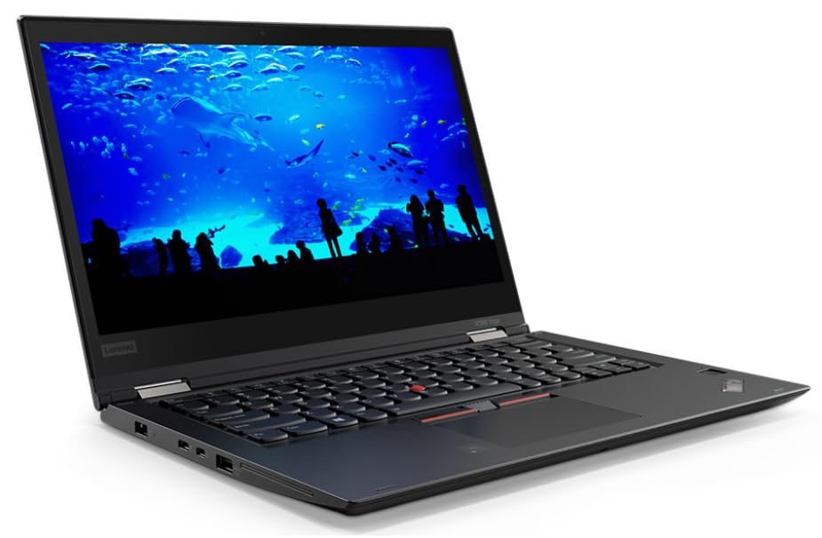 Lenovo ThinkPad X380 Yoga Hybrid 2-in-1 FHD Touchscreen - i5 8350U, 1TB PCIe Gen 4.0 x4 NVMe, 8GB DDR4, Fingerprint, Smartcard & SD Card Reader, VPro, UK Backlit Keyboard, Windows 11 Pro (Renewed)