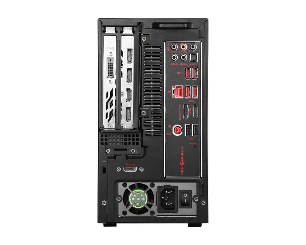 MSI Nightblade MIB Gaming PC – i5-7400 (4 Core, 3.5GHz), Nvidia GTX 1050 Ti 4GB, 1TB PCIe Gen 4.0 x4 NVMe,16GB DDR4, WIFI 5 & BT 4.2, DVD R Windows 10 Pro (Renewed)