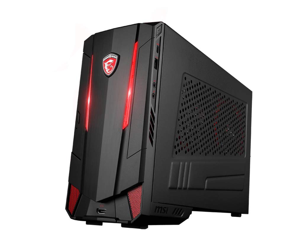 MSI Nightblade MIB Gaming PC – i5-7400 (4 Core, 3.5GHz), Nvidia GTX 1050 Ti 4GB, 1TB PCIe Gen 4.0 x4 NVMe,16GB DDR4, WIFI 5 & BT 4.2, DVD R Windows 10 Pro (Renewed)