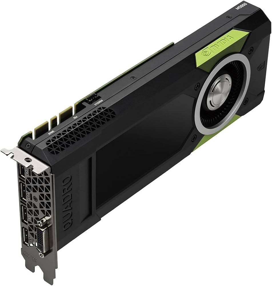 Dell Nvidia Quadro M5000 8GB GDDR5 Graphics Card - 256bit, 2048 Cuda Cores, DirectX 12, 4x DP 1.2 + DVI-I - 0Y1P3V (Renewed)