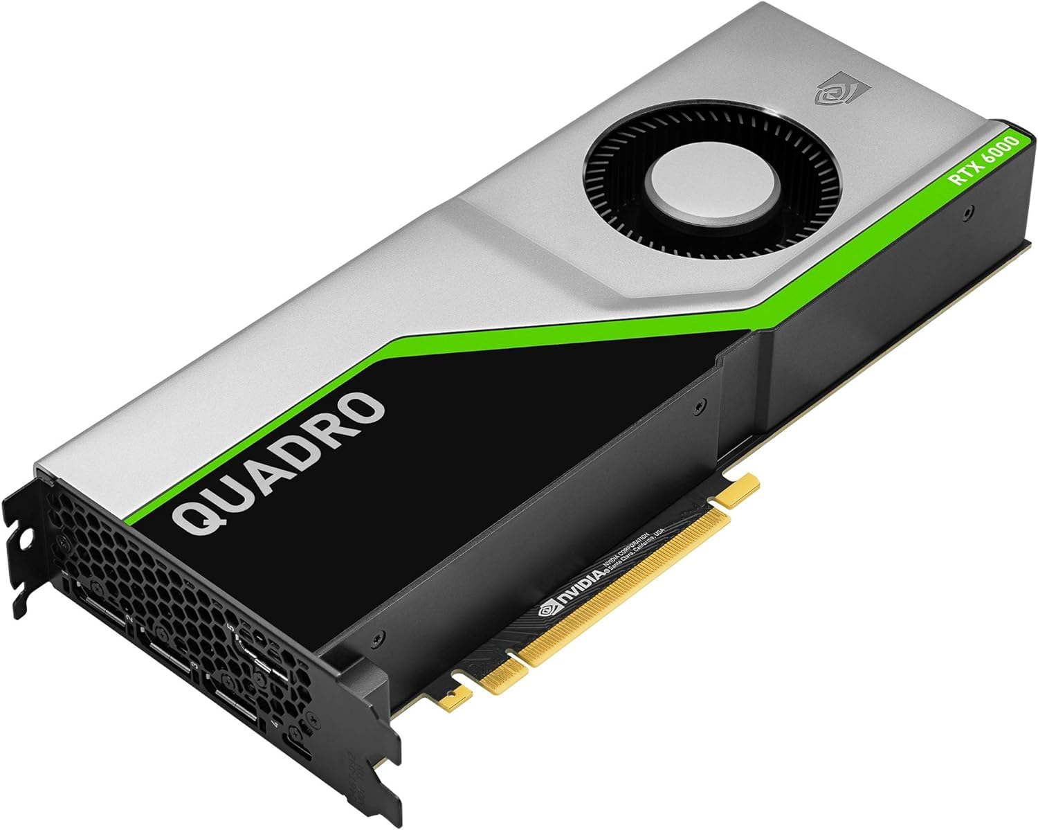 Nvidia Quadro RTX 6000 24GB GDDR6 3x DisplayPort 1x USB C, PCIe Express Professional Graphic Card, 8K support (Renewed)