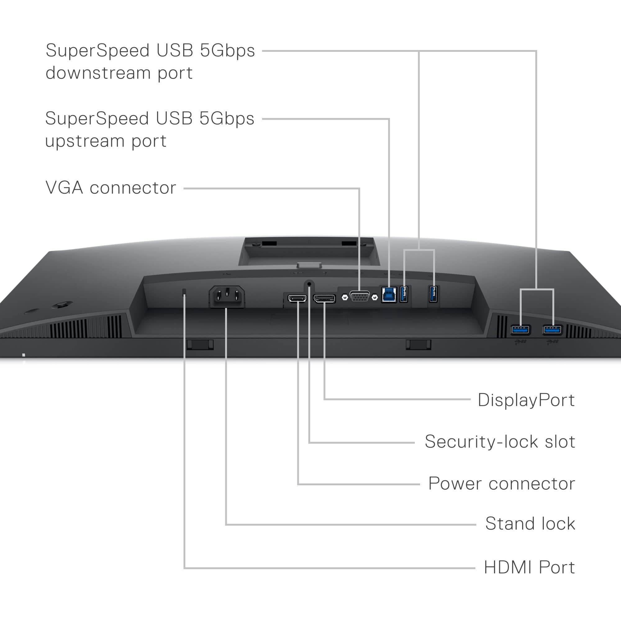 Dell P2422H - LED-skaerm - Full HD (108