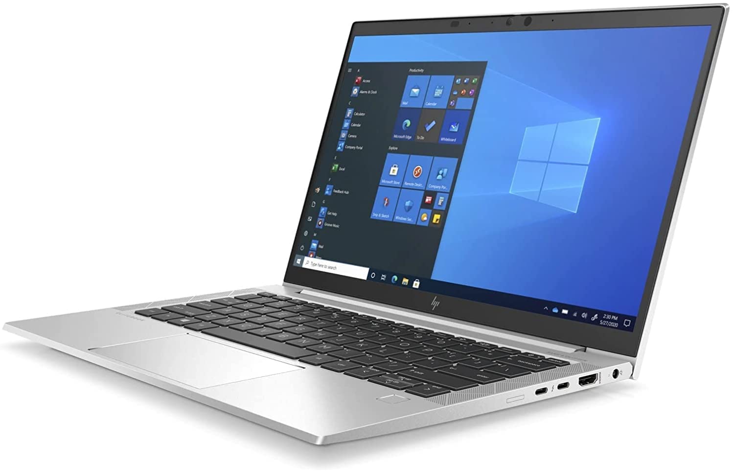 HP EliteBook 830 G8 13.3" Laptop - Core i5-1135G7 (4 Cores 4.2GHz), 16GB DDR4, 1TB SSD, Smart Card & Fingerprint Reader, WIFI 6 & BT 5.0, Free upgrade to Windows 11 pro – UK Backlit Keys (Renewed)