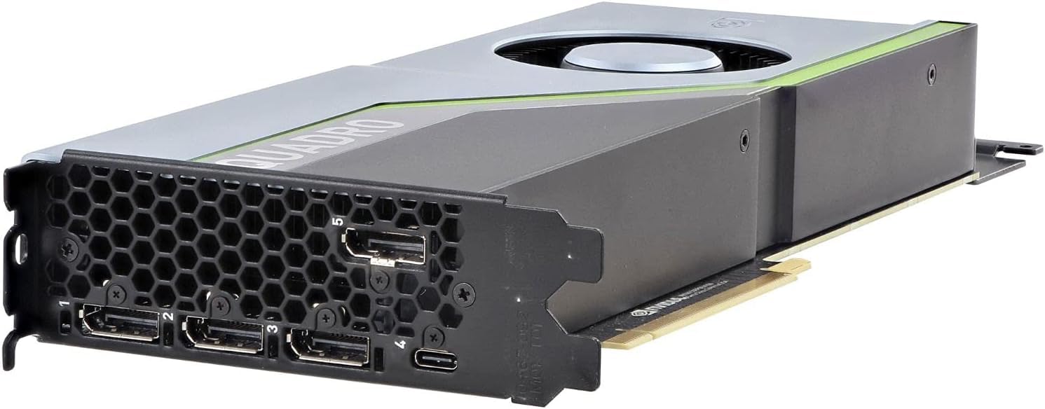 PNY NVIDIA Quadro RTX 5000 16GB GDDR6 3x DP 1x USB C, PCIe Express Professional Graphic Card. OEM CARD ONLY, NO RETAIL BOX (NEW)