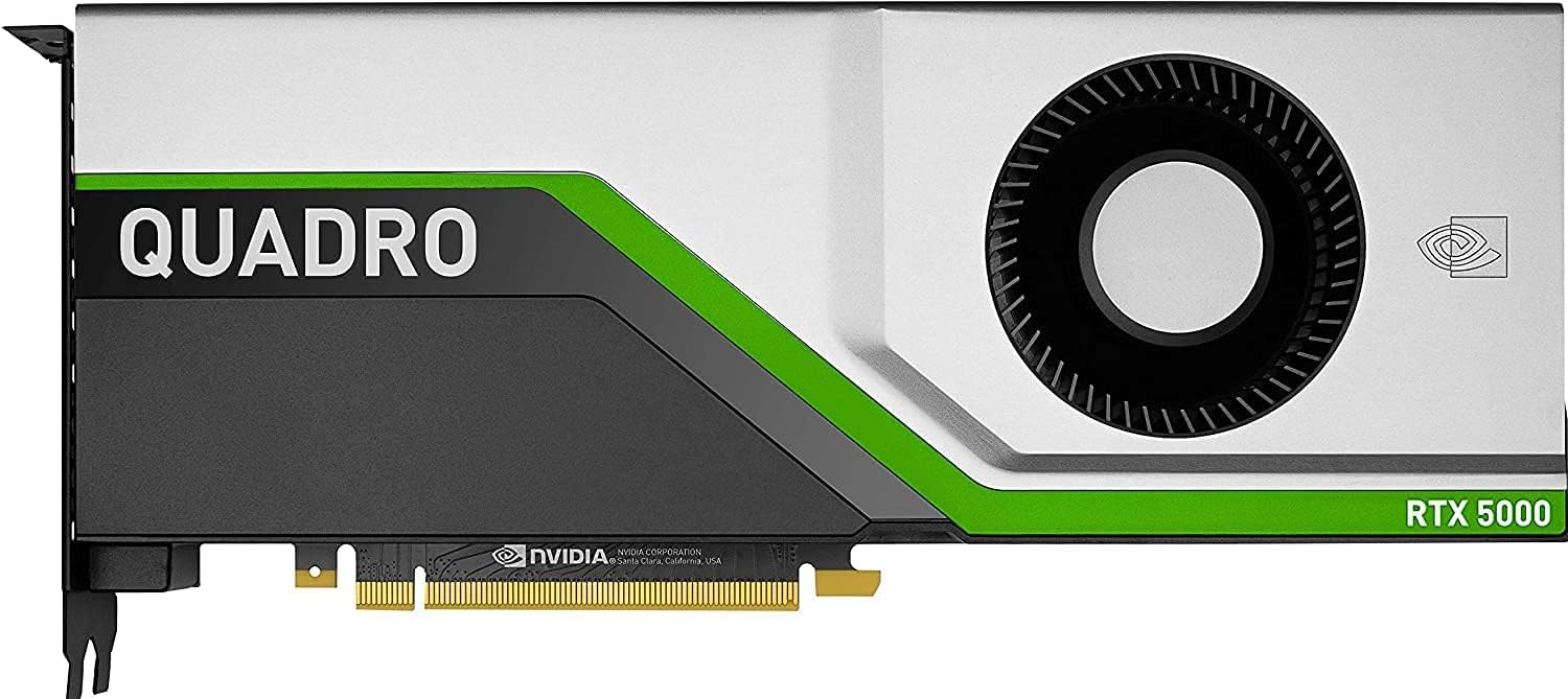 PNY NVIDIA Quadro RTX 5000 16GB GDDR6 3x DP 1x USB C, PCIe Express Professional Graphic Card. OEM CARD ONLY, NO RETAIL BOX (NEW)