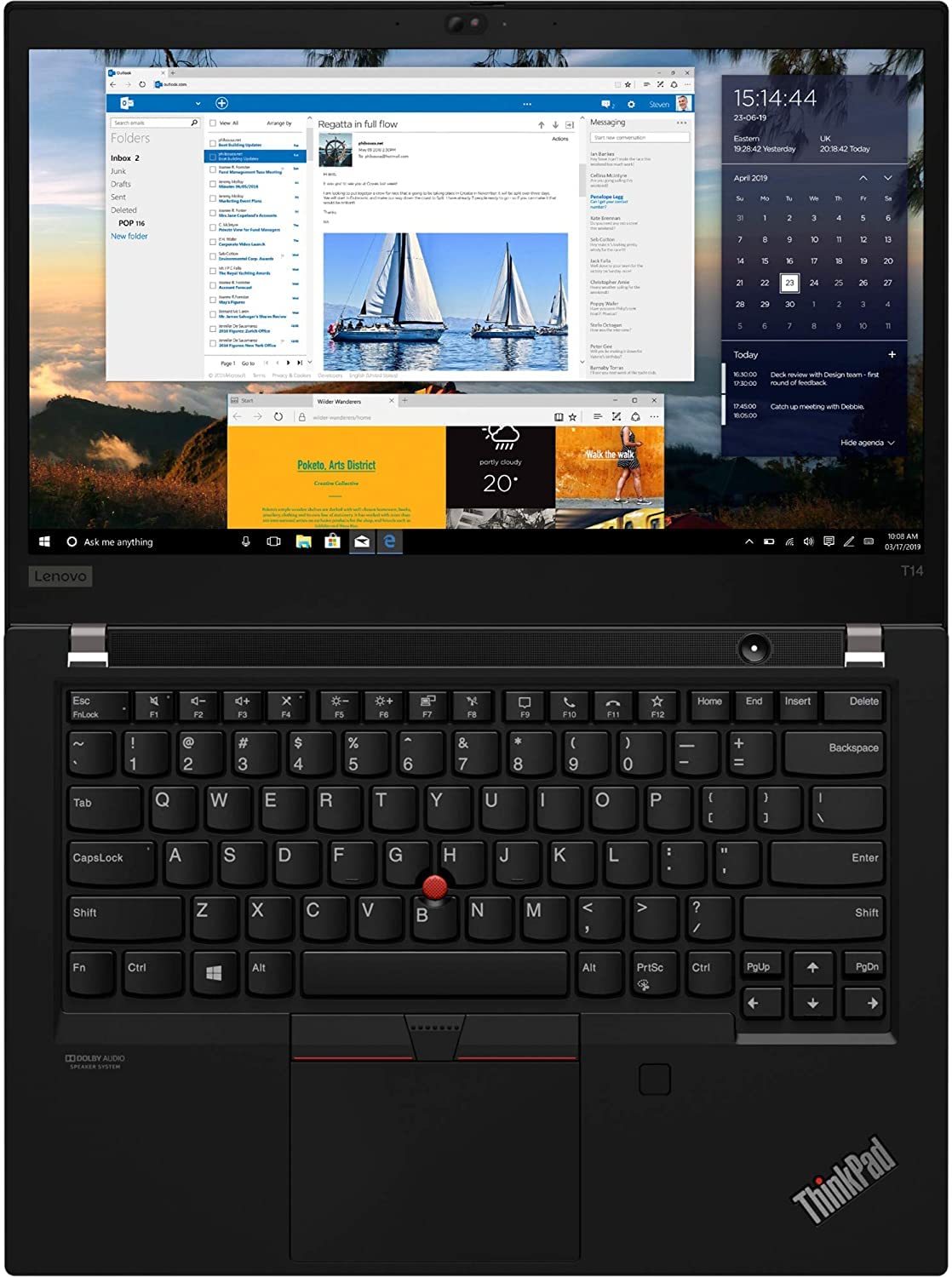 Lenovo ThinkPad T14 Gen 1 14” FullHD Laptop – Core i7-10510U (4 Cores,