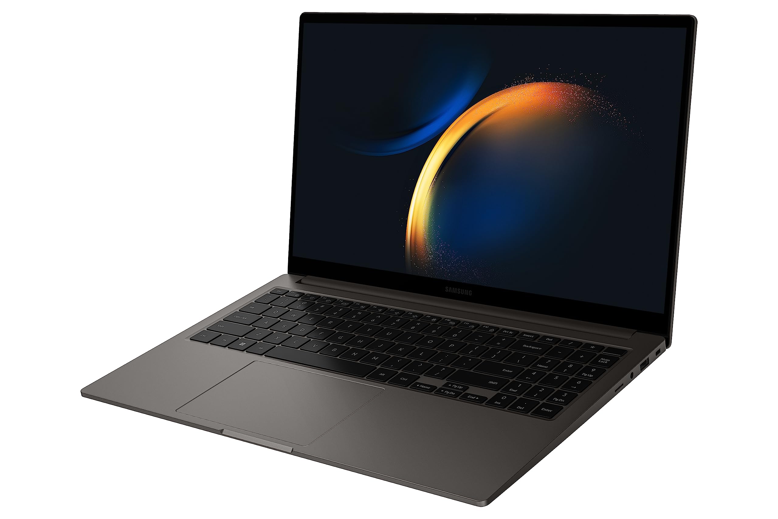 Samsung Galaxy Book 3 - i5-1335U (10 Cores, 4.6GHz), 512GB NVMe SSD, 8GB RAM, Intel Iris Xe, Fingerprint Reader, WIFI 6E & BT 5.1, Backlit Keyboard, Windows 11 Pro – 15.6” Laptop (Renewed)