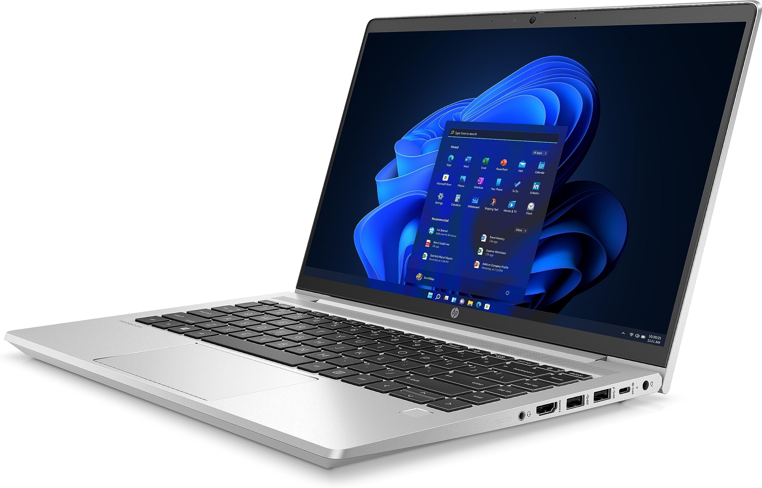 HP ProBook 445 G9 14” FHD Ryzen 5 5625U, 1TB PCIe Gen 4.0 x4 NVMe, 16GB DDR4, Wolf Security, WIFI 6 & Bluetooth 5.2, UK Backlit Keyboard, Windows 11 Pro (New) (Renewed)